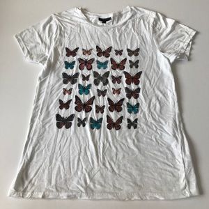 Topshop butterfly tee
